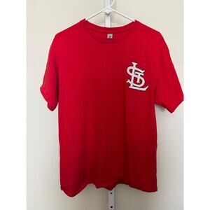 Cardinals Farewell Tour Shirt 2022 Wainwright Pujols Molina Mens Red Large